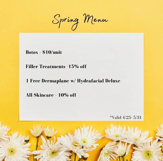 Spring Special Menu